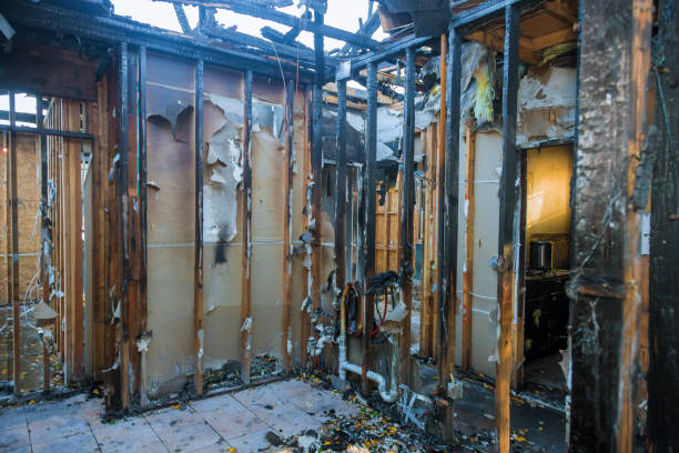 Professional Soot Removal technician working in Le Center, MN